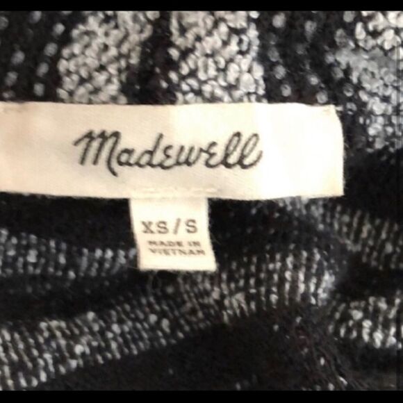 Madewell upbeat pocket stripe cardigan sweater S - Picture 3 of 6